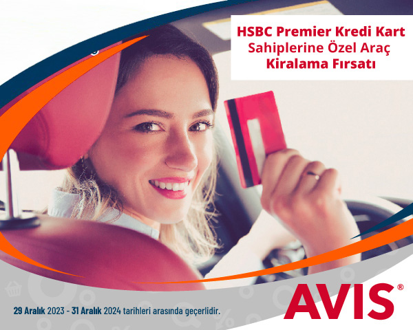 HSBC Premier Kredi Kart Sahiplerine Özel Araç Kiralama Fırsatı