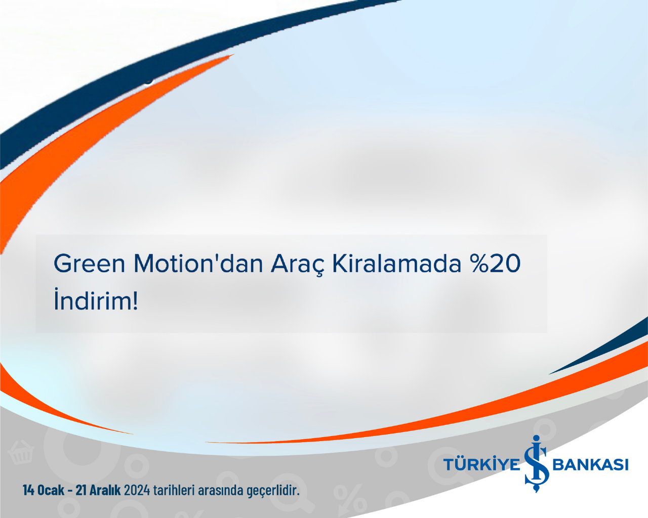 Green Motion'dan Araç Kiralamada %20 İndirim Kodu!